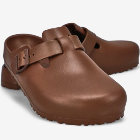 Brand New Birkenstock Boston Essentials EVA- Brown - Picture 2 of 4